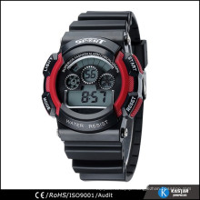 stainless steel back watch case waterproof digital mens watch